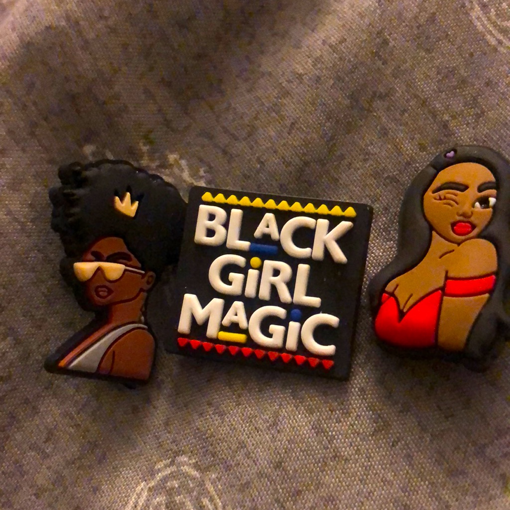 Black Girl Magic 3pc/ Shoe Charms